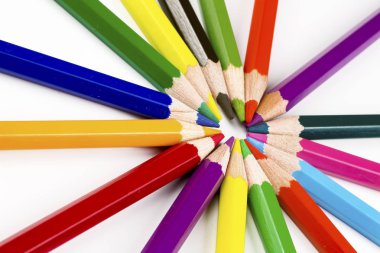 Renkli kalemler arka plan