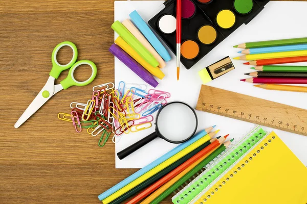 Okul ekipmanları; ileti örneği