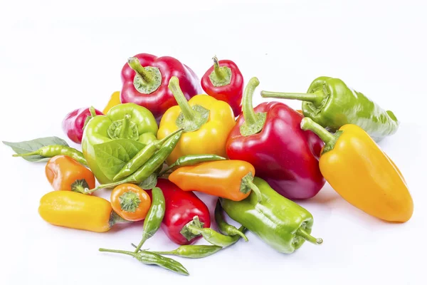 Colorful Peppers Vegetables Backgronud — Stock Photo, Image