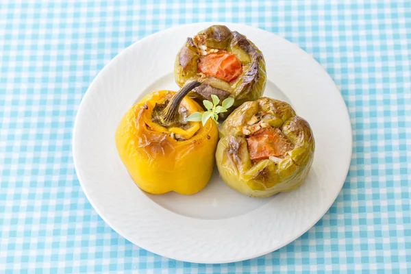 Turkish Foods Stuffed Pepper Biber Dolma — Stock Photo, Image