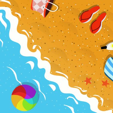 Yaz plaj deniz tatili