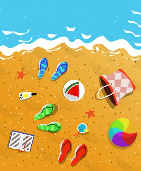 Summer Beach Sea Holiday — Stock Photo, Image