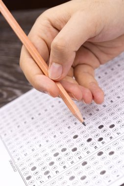 Sınav test kağıdı