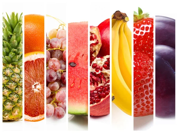 Fruits Vegetables Collage — Stock Photo, Image