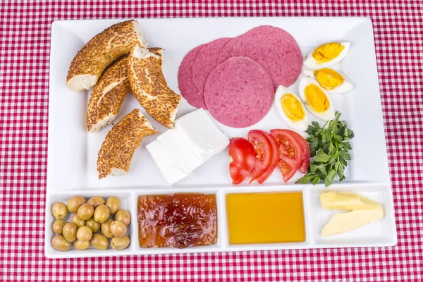 Traditional Turkish Breakfast Stock Photo