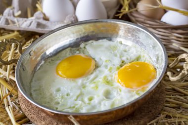 Lezzetli kahvaltı; Sahanda yumurta