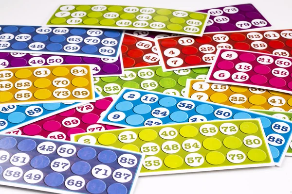 Juego Cartas Bingo — Foto de Stock