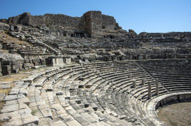 Ephesus şehrinin eski kalıntıları, hindi.