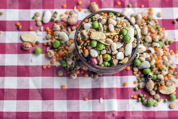Green Beans Peas Legumes Assortment — Stok fotoğraf