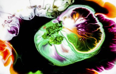 Sıvı çizgilerinin soyut arkaplanı