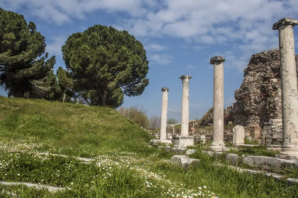 Αρχαία Ερείπια Στην Πόλη Της Γαλοπούλας — Φωτογραφία Αρχείου