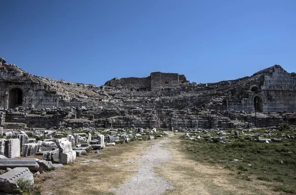 Ερείπια Της Αρχαίας Πόλης Της Ephesus Γαλοπούλα — Φωτογραφία Αρχείου