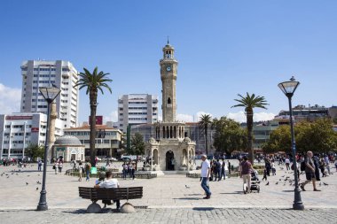Türkiye İzmir Konak Meydanı Eski Saat Kulesi