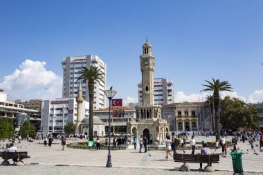Türkiye İzmir Konak Meydanı Eski Saat Kulesi