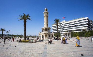 Türkiye İzmir Konak Meydanı Eski Saat Kulesi