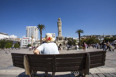 Türkiye İzmir Konak Meydanı Eski Saat Kulesi