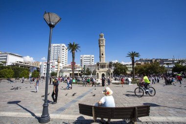 Türkiye İzmir Konak Meydanı Eski Saat Kulesi