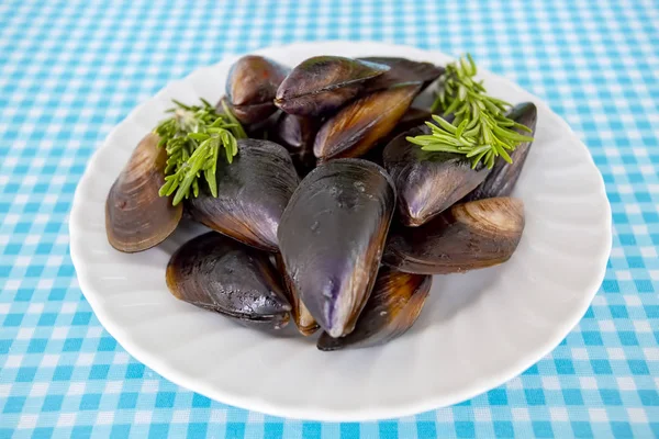 Türkisches Essen Gefüllte Miesmuscheln Midye Dolma — Stockfoto