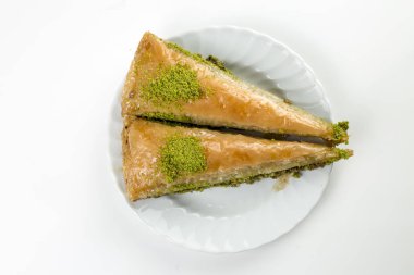 Geleneksel Türk tatlıları çeşitli; lezzetli tatlı Baklava