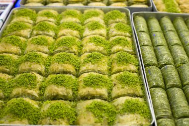 Geleneksel lezzetli Türk tatlıları; Fıstıklı Baklava