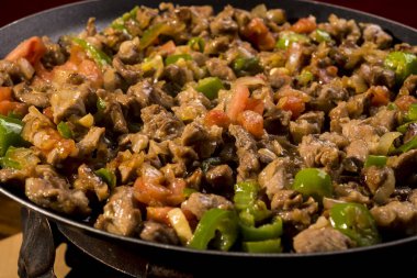 Et sote Türk Et sote pasta et - Sac Tava - Sac Kavurma ile