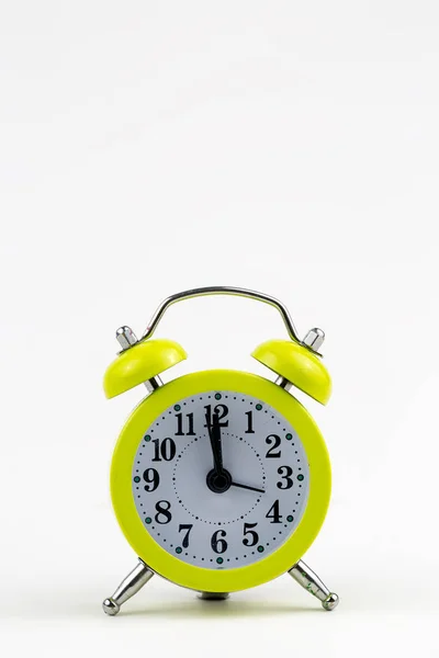 Alarm Clocks Isolated White Background — Stock Photo, Image