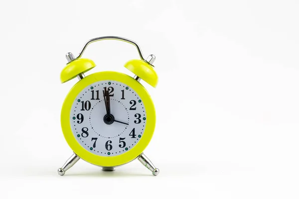 Alarm Clocks Isolated White Background — Stock Photo, Image