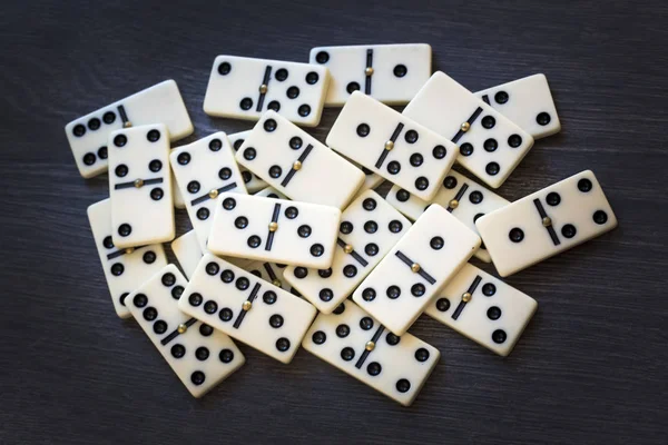 Domino game isolated on the white background