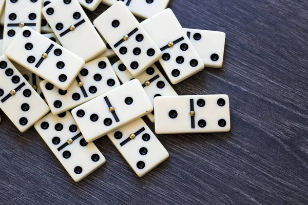 Domino Juego Aislado Fondo Blanco — Foto de Stock