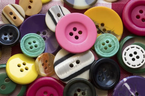 Dikiş Düğmeleri Arka Plan Renkli Dikiş Düğmeleri Doku — Stok fotoğraf