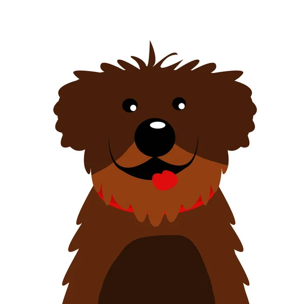 Pet Animal Cute Dog Drawing Happy Dog — Stock Photo, Image