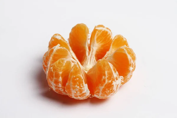 Alimentos Base Frutas Mandarina Mandarina Aislada Vitamina — Foto de Stock