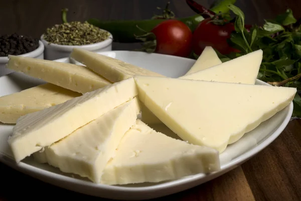 Vynikající Sýrová Snídaně Deska Turecký Sýr — Stock fotografie