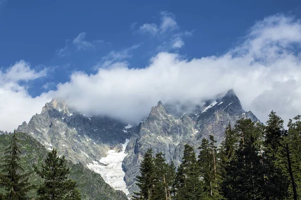 Seyahat Turizm Kavramı Fotoğraf Gürcistan Svaneti Mestia — Stok fotoğraf