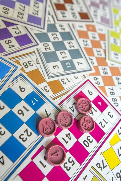 Bingo kartları (tombala / Loto) ve izole numaraları ile