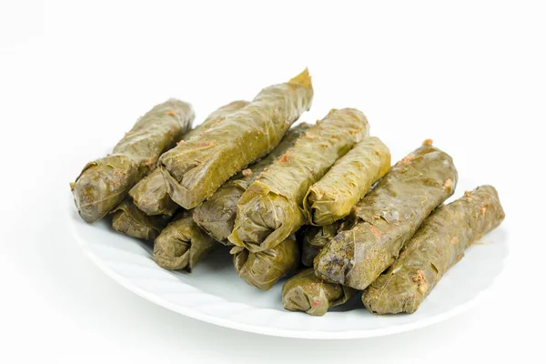 Traditional Delicious Turkish Foods Stuffed Leaves Yaprak Sarmasi — Stock Photo, Image