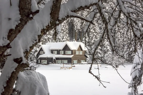 Golcuk Bolu Turquía Paisaje Nieve Invierno Foto Concepto Viaje — Foto de Stock