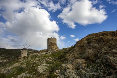 Foça / Izmir / Türkiye, seyahat kavramı fotoğraf doğada. 