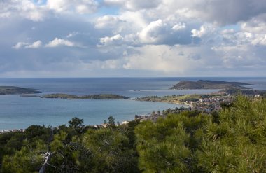 Foça / Izmir / Türkiye, seyahat kavramı fotoğraf doğada. 