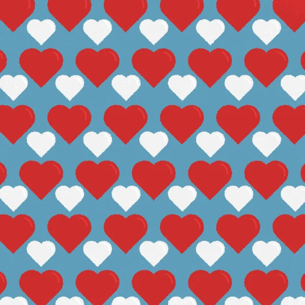 Heart figures background, wallpaper. Valentine's day concept.