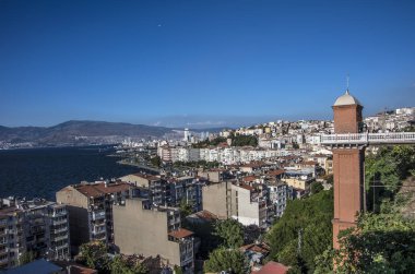 Izmir / Türkiye, tarihi Asansör (Asansör). Seyahat kavramı fotoğraf. 