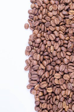 Kavrulmuş kahve çekirdekleri, arka plan olarak kullanılabilir.