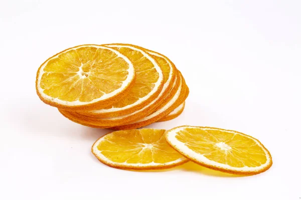 Fruta Naranja Seca Aislado Concepto Comida Foto — Foto de Stock