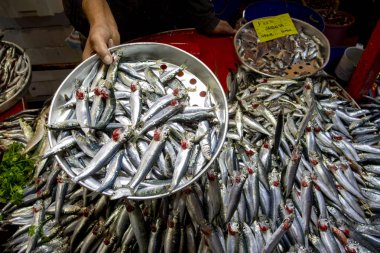 Bostanlı / Izmir / Türkiye, 20 Şubat 2019, Bostanlı balık işareti