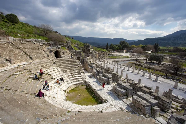 Éfeso cidade histórica antiga. Selcuk / Izmir / Turquia — Fotografia de Stock