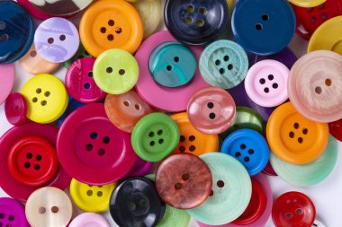 Dikiş düğmeleri arka plan. Renkli dikiş düğmeleri doku