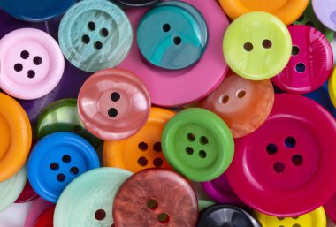 Dikiş düğmeleri arka plan. Renkli dikiş düğmeleri doku