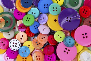 Dikiş düğmeleri arka plan. Renkli dikiş düğmeleri doku