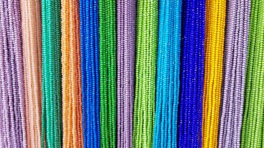 Geleneksel Türk tesbih tesbih ve renkli boncuk