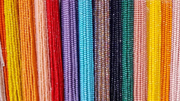 Tradizionale rosario turco tesbih e perle colorate — Foto Stock